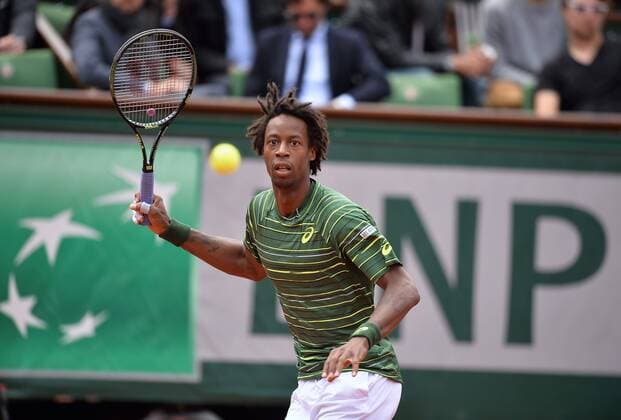 Gael Monfils (fra)- 8eme de finale TENNIS : Roland Garros 2015 - Internationaux de France - 01 06 2015 AnthonyBIBARD FEP Panoramic 