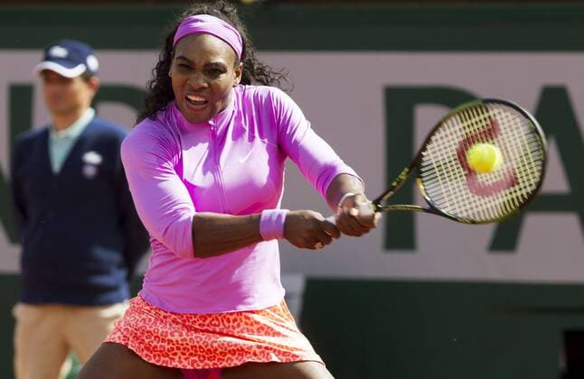 TENNIS - WTA Tennis Damen French Open 2015 PARIS,FRANCE,01.JUN.15 - TENNIS - WTA Tour, Grand Slam, Roland Garros, French Open. Image shows Serena Williams (USA). GEPAxpictures xMatthiasxHauer