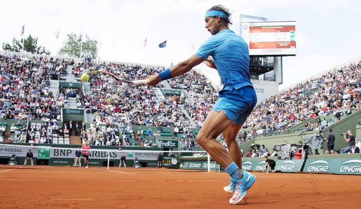 TENNIS - ATP Tennis Herren French Open 2015 PARIS,FRANCE,01.JUN.15 - TENNIS - ATP World Tour, Grand Slam, Roland Garros, French Open. Image shows Rafael Nadal (ESP). GEPAxpictures xMatthiasxHauer