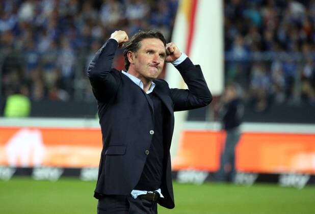 Karlsruher SC Deutschland, Karlsruhe, 01.06.2015, Fussball, Bundesliga, Saison 2014 2015, Relegation Rückspiel, Karlsruher SC - Hamburger SV: Bruno Labbadia (Trainer Hamburger SV).