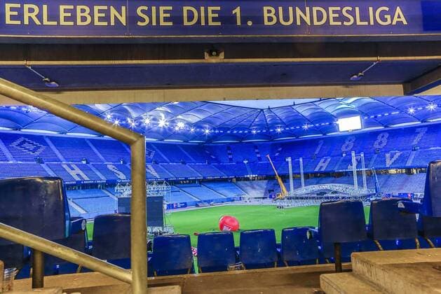 Deutschland, Hamburg , Imtech Arena, Fussball, 1. , 2. Bundesliga, Relegation, Rückspiel, Public Viewing, Saison 2014 2015 , Karlsruher SC - Hamburger SV , Erleben Sie die 1. Bundesliga, Die Bundesligauhr schlägt weiter