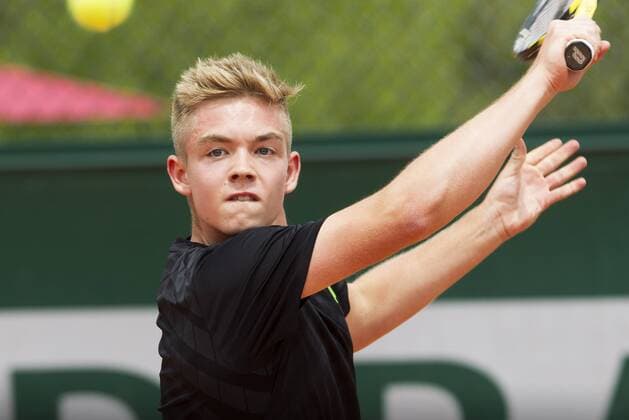 TENNIS - ATP Tennis Herren French Open 2015 PARIS,FRANCE,02.JUN.15 - TENNIS - ATP World Tour, Grand Slam, Roland Garros, French Open, juniors. Image shows Tim Sandkaulen (GER). GEPAxpictures xMatthiasxHauer