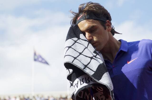 TENNIS - ATP Tennis Herren French Open 2015 PARIS,FRANCE,02.JUN.15 - TENNIS - ATP World Tour, Grand Slam, Roland Garros, French Open. Image shows Roger Federer (SUI). GEPAxpictures xMatthiasxHauer