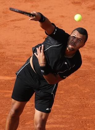 - PARIS, FRANCE: French Jo-Wilfried Tsonga pictured in action at the Roland Garros French Open tennis tournament, in Paris, France, Tuesday 02 June 2015. The Roland Garros Grand Slam takes place from 24 May to 07 June 2015. VIRGINIExLEFOUR  x04635704x