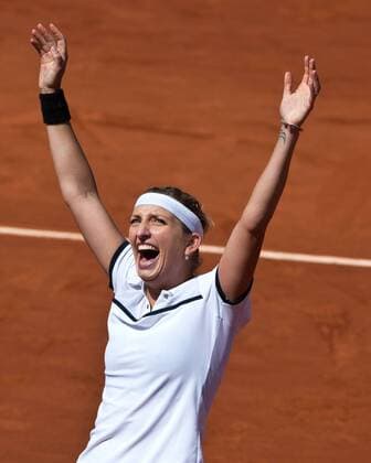Timea Bacsinszky (SUI) Tennis - French Open 2015 - Grand Slam ITF ATP Tennis Herren WTA Tennis Damen - Roland Garros - Paris - - France - 3 June 2015. Juergen Hasenkopf