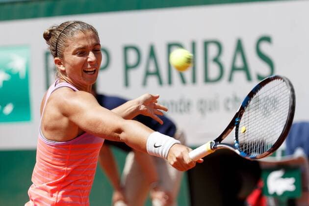 June 3, 2015: Sara Errani of Italy in action in a Quarterfinal match against Serena Williams of United States of America on day eleven of the 2015 French Open tennis tournament at Roland Garros in Paris, France. Williams won 61 63. Sydney Low Cal Media. Tennis 2015: French Open JUNE 3 - ZUMAc04_