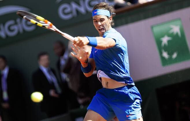 TENNIS - ATP Tennis Herren French Open 2015 PARIS,FRANCE,03.JUN.15 - TENNIS - ATP World Tour, Grand Slam, Roland Garros, French Open. Image shows Rafael Nadal (ESP). GEPAxpictures xMatthiasxHauer