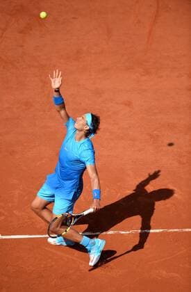 Rafael Nadal (esp) - 1 4 finale TENNIS : Roland Garros 2015 - Internationaux de France - 03 06 2015 AnthonyBIBARD FEP Panoramic 