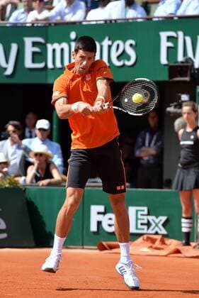 Novak Djokovic (srb)- 1 4 finale TENNIS : Roland Garros 2015 - Internationaux de France - 03 06 2015 AnthonyBIBARD FEP Panoramic 