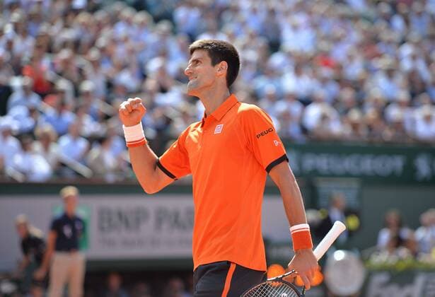 Novak Djokovic (srb)- 1 4 finale TENNIS : Roland Garros 2015 - Internationaux de France - 03 06 2015 AnthonyBIBARD FEP Panoramic 