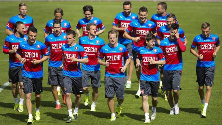 Czech national soccer team is seen during an unofficial meeting prior to the qualification match in Iceland for the European Championships, in Prague, Czech Republic, June 3, 2015. (CTKxPhoto MichalxKamaryt) CTKPhotoP201506030767601  kmt 1
