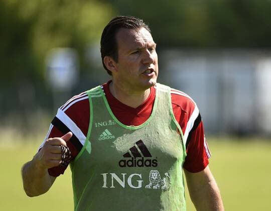 Marc Wilmots ( Coach ) FOOTBALL : Entrainement Belgique - Bordeaux - 04 06 2015 PhotoNews Panoramic 