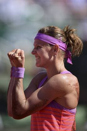 Joie de Lucie Safarova (cze) TENNIS : Roland Garros French Open 2015 - Internationaux de France - 04 06 2015 