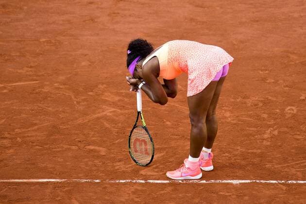 joie de Serena Williams (usa) TENNIS : Roland Garros French Open 2015 - Internationaux de France - 04 06 2015 