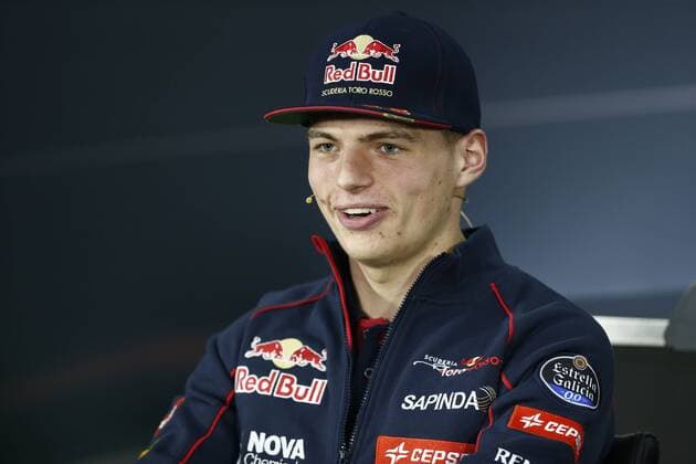 Aktuell Motorsport, Formel 1, GP von Kanada in Montreal, Pressekonferenz der Fahrer Motorsports: FIA Formula One World Championship WM Weltmeisterschaft 2015, Grand Prix of Canada, 33 Max Verstappen (NLD, Scuderia Toro Rosso), xHOCHxZWEIx