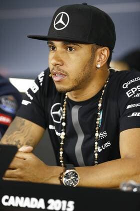 Aktuell Motorsport, Formel 1, GP von Kanada in Montreal, Pressekonferenz der Fahrer Motorsports: FIA Formula One World Championship WM Weltmeisterschaft 2015, Grand Prix of Canada, 44 Lewis Hamilton (GBR, Mercedes AMG Petronas Formula One Team), xHOCHxZWEIx