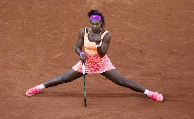 TENNIS - WTA Tennis Damen French Open 2015 PARIS,FRANCE,04.JUN.15 - TENNIS - WTA Tour, Grand Slam, Roland Garros, French Open. Image shows Serena Williams (USA). GEPAxpictures xMatthiasxHauer