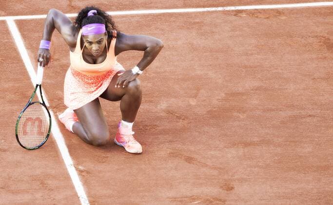 TENNIS - WTA Tennis Damen French Open 2015 PARIS,FRANCE,04.JUN.15 - TENNIS - WTA Tour, Grand Slam, Roland Garros, French Open. Image shows Serena Williams (USA). GEPAxpictures xMatthiasxHauer