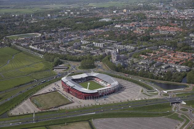 Aerial view of AZ Alkmaar AZ Alkmaar Dutch Eredivisie 2015 2016 xVIxVIxIMAGESxIVx 3941497