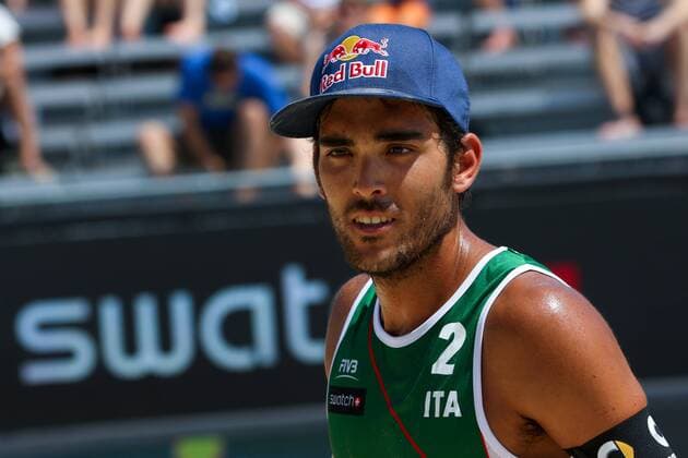 Beach volleyball Beachvolleyball - FIVB Major Series 2015 POREC,CROATIA,05.JUN.15 - BEACH VOLLEYBALL - FIVB Major Series, men. Image shows Daniele Lupo (ITA). GEPAxpictures xMaticxKlansek