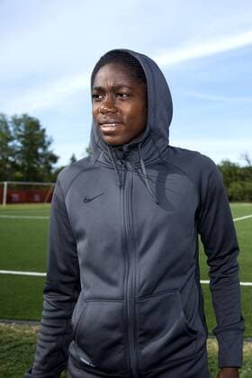 June 5, 2015 - Winnipeg - Nigerias Asisat Oshoala during practice session of Nigeria. kod CS 57669 News - June 5, 2015  - ZUMAb138