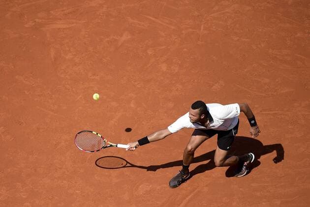 Jo Wilfried Tsonga (fra) TENNIS : Roland Garros 2015 - French Open - semifinal - Internationaux de France - 05 06 2015 