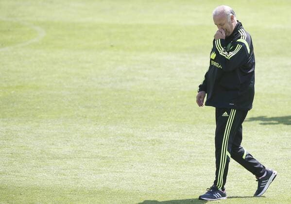 Aktuell Fußball, Nationalteam Spanien, Training Spain s national team Nationalteam training session in Las Rozas. In this picture, Del Bosque. xPABLOGARCIAx 