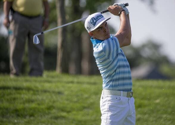 June 05 2015: Rickie Fowler during the second round of the Memorial Tournament held at the Muirfield Village Golf Club in Dublin, Ohio. GOLF: JUN 05 PGA Golf Herren - the Memorial Tournament - Second Round Icon150605017 EDITORIAL USE ONLY