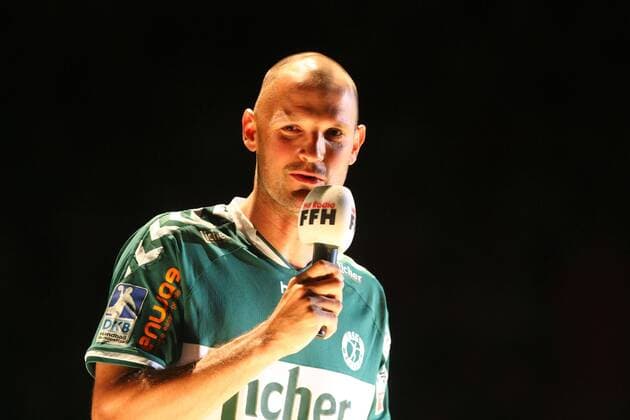 Jens Tiedtke (Wetzlar) bei der Verabschiedung HSG Wetzlar vs FrischAuf Goeppingen --- Handball --- 1. Bundesiga --- 05.06.2015 Copyright: Weissx Eibner-Pressefoto EP_rws