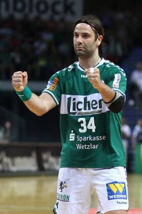 Ivano Balic (Wetzlar) ballt die Faeuste HSG Wetzlar vs FrischAuf Goeppingen --- Handball --- 1. Bundesiga --- 05.06.2015 Copyright: Weissx Eibner-Pressefoto EP_rws