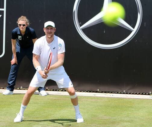 06.06.2015 ATP Tennis Herren Tour,Mercedes Cup Stuttgart , Tennis 06.06.2015,ATP Tour,Mercedes Cup Stuttgart,Tennis, Sport,im Bild: Matthias Bachinger (GER)
