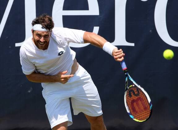 06.06.2015 ATP Tennis Herren Tour,Mercedes Cup Stuttgart , Tennis 06.06.2015,ATP Tour,Mercedes Cup Stuttgart,Tennis, Sport,im Bild: Michael Berrer (GER)