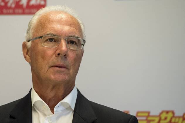 Aktuell Football for Friendship: Pressekonferenz mit Franz Beckenbauer in Berlin Franz Beckenbauer Football for Friendship team Net Overig voetbal 2014 2015 xVIxGerritxvanxKeulenxIVx 3944844
