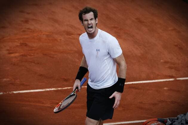 Tennis - French Open - Roland Garros, Paris, France 5 june, Andy Murray during their singles match at the French Open tennis tournament at the Roland Garros stadium in Paris, France, 5 june , 2015 (Photo: alfonso jimenez valero Cordon Press) 