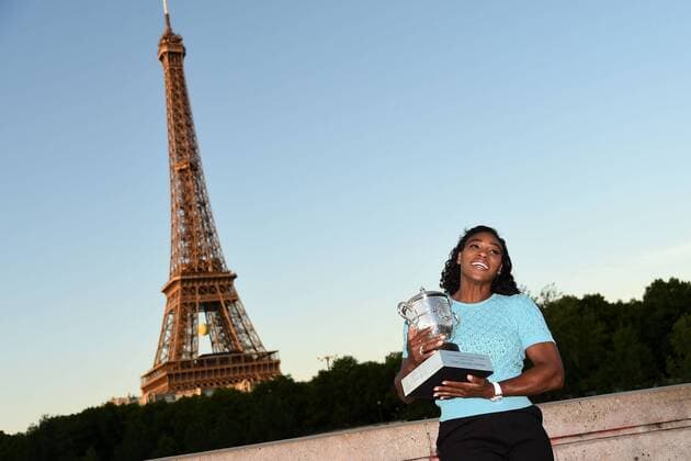 Aktuell Tennis, Grand Slam, French Open in Paris, Serena Williams Fotoshooting Serena Williams (USA) TENNIS : Roland Garros 2015 - Internationaux de France - 06 06 2015 TennisMagazine 
