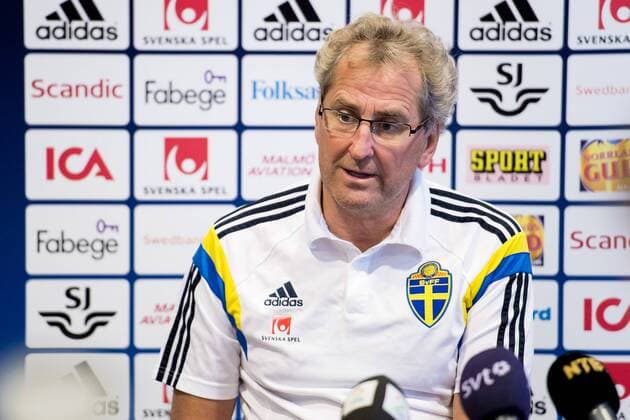 June 6, 2015 - Oslo - 150606 Erik Hamren - PK, 6 juni 2015, Oslo.. BILDBYRAN kod DS 58538 News - June 6, 2015  - ZUMAb138