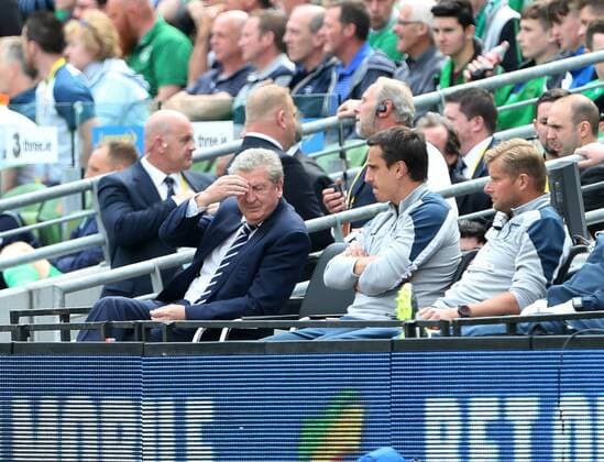 England s Roy Hodgson looks on dejected International Friendly Länderspiel - Republic of Ireland vs England - Aviva Stadium - Ireland - 7th June 2015 - Picture David Klein Sportimage EDITORIAL USE ONLY. No use with unauthorised audio, video, data, fixture lists, club league logos or live services. Online in-match use limited to 120 images, no video emulation. No use in betting, games or single club league player publications.
