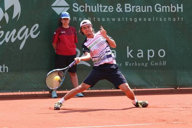 07.06.2015 - Tennis - ATP Tennis Herren Challenger Tour - Franken Challenge 2015 - MaWi - Taro Daniel (JPN) Einzelbild Freisteller