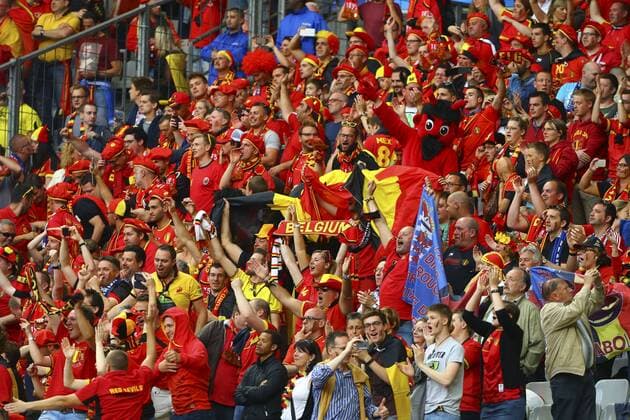 Fans Belgium FOOTBALL : - Match Amical - 07 06 2015 GwendolineLeGoff Panoramic 
