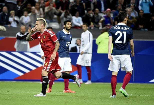 Radja Nainggolan of Belgium but joie FOOTBALL : France vs Belgique - match amical - 07 06 2015 PHOTONEWS PANORAMIC 