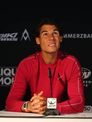 08.06.2015 ATP Tennis Herren Tour,Mercedes Cup Stuttgart , Tennis 08.06.2015,ATP Tour,Mercedes Cup Stuttgart,Tennis, Sport,im Bild: PK bei Mercedes Cup 2015 mit Rafael Nadal