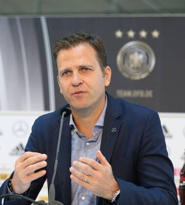 Köln, Fussball, DFB; Deutschland vs USA, Pressekonferenz, 08.06.2015, Köln, Mercedes Benz Center Köln, Oliver Bierhoff