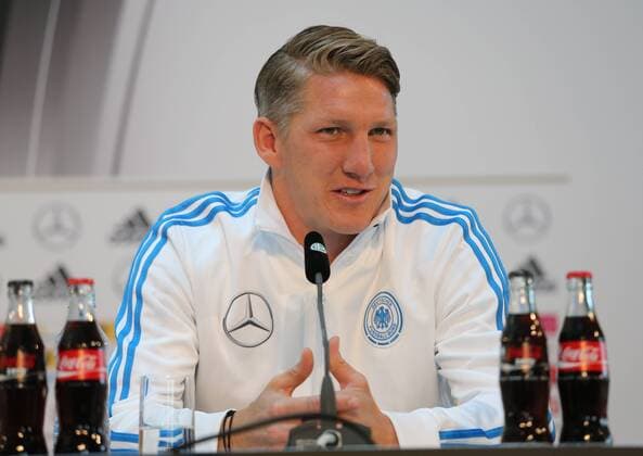 Köln, Fussball, DFB; Deutschland vs USA, Pressekonferenz, 08.06.2015, Köln, Mercedes Benz Center Köln, Bastian schweinsteiger, Deutschland