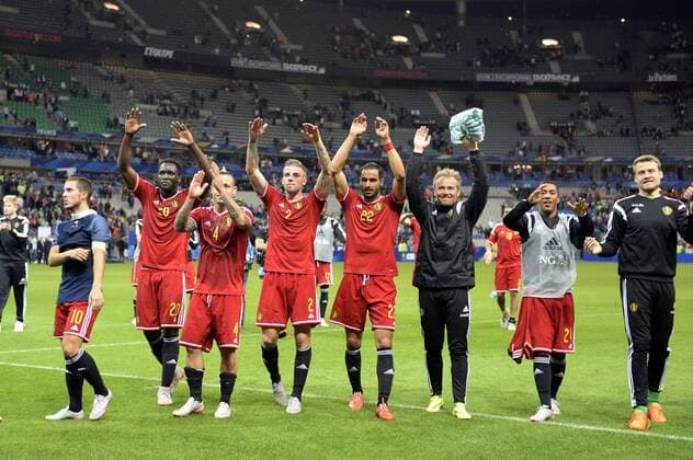 Toby Alderweireld of Belgium - Joie des Belges FOOTBALL : France vs Belgique - Amical - 07 06 2015 PhotoNews Panoramic 
