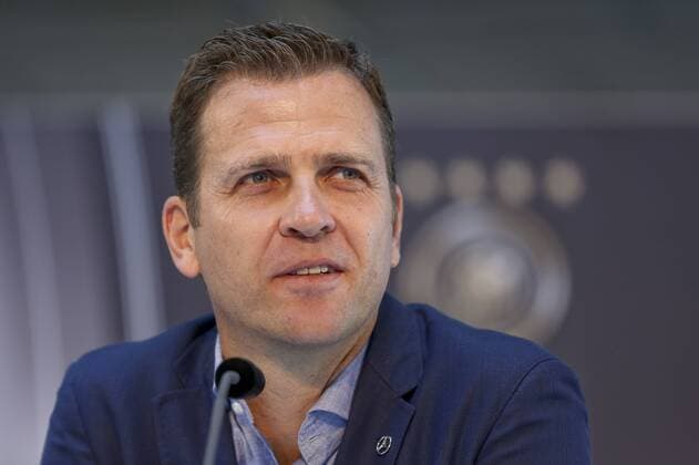 Sportlicher Leiter Oliver Bierhoff Pressekonferenz Nationalmannschaft, Fussball, DFB, 08.06.2015, Copyright: Schülerx xEibner-Pressefoto EP_jse