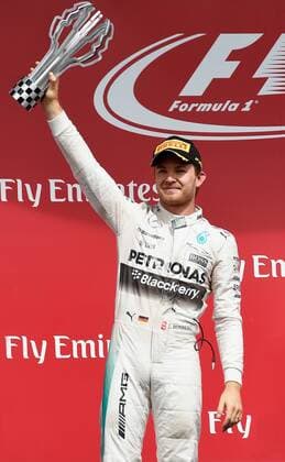 ROSBERG Nico F1 Team Mercedes AMG bei der Siegeehrung FIA Grosser Preis von Kanada 2015 in Montreal am 07. Juni 2015 in Montreal 