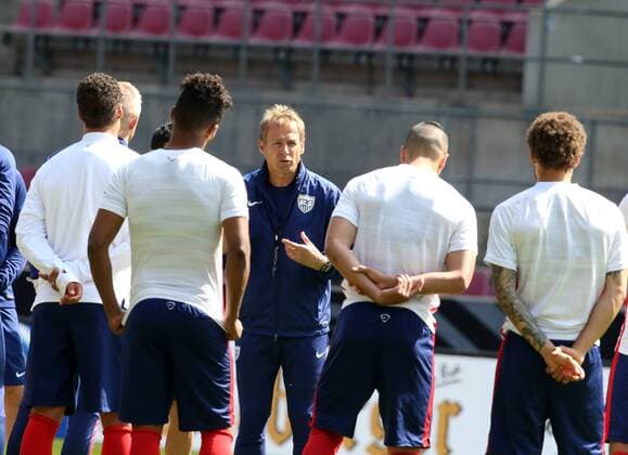 Köln, Fussball, DFB; Deutschland vs USA, USA Training 09.06.2015, Rheinenergiestadion Köln, Jürgen Klinsmann, USA Trainer