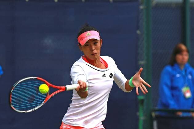 09.06.2015. Nottingham, England. Aegon Open Tennis. Qiang Wang in her match against Sachia Vickery xDavidxKissmanx  ActionPlus11629300