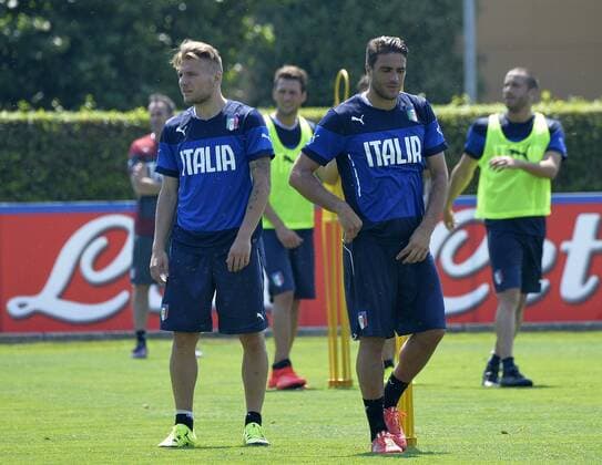 IPP20150609 Football - soccer: international match Länderspiel Italy national team Nationalteam ciro immobile e alessandro matri xHOCHxZWEIx xItalyxPhotoxPressx 