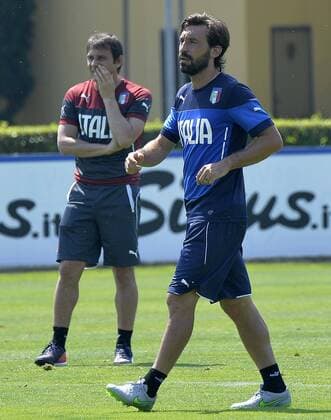 IPP20150609 Football - soccer: international match Länderspiel Italy national team Nationalteam antonio conte e andrea pirlo xHOCHxZWEIx xItalyxPhotoxPressx 